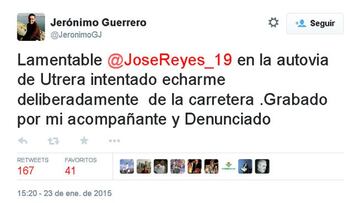 José Antonio Reyes, denunciado por el alcalde de El Coronil