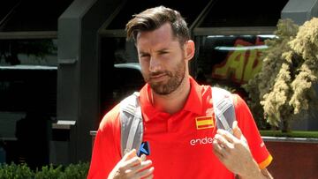 Rudy Fernández, con la Selección.