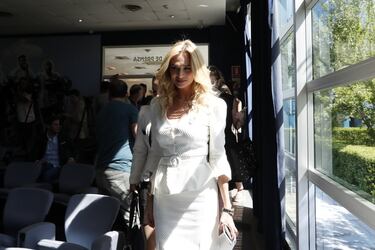 Rueda de prensa de Victoria Lopyreva, embajadora del Mundial Rusia 2018, en el Predio Julio Humberto Grondona.