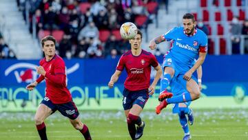 Koke, en el partido ante Osasuna. 