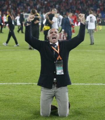 El Sevilla campeón de la Europa League. Monchi.
