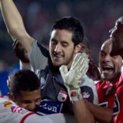 Gloriosos para Santa Fe: El 7-3, gol de arquero y 100 de Leider