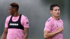 James Rodríguez y Yerry Mina, convocados en Everton
