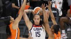 Brittney Griner, con Estados Unidos.