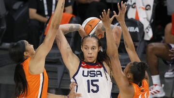 Brittney Griner, con Estados Unidos.