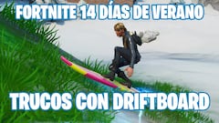 Cómo hacer trucos con Driftboard en Fortnite - Desafío 14 días de verano