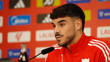 Isaac Romero, en conferencia de Prensa.