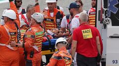 Las imágenes del brutal accidente en el GP de Cataluña