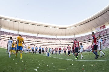 El 28 de mayo de 2017, se jugó la final de vuelta del Clausura 2017.
En la ida, Chivas y Tigres empataron a 2 goles por lo que la gran final estaba abierta para ambos cuadros.