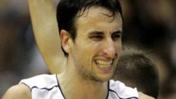 <b>EL MEJOR.</b> Manu Ginobili, el jugador de San Antonio Spurs ha sido el mejor jugador del partido.