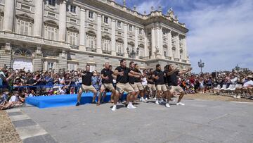 Los Classic All Blacks se presentan a Madrid con la 'haka'