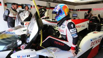 04/05/18 AUTOMOVILISMO FERNANDO ALONSO 6 HORAS DE SPA EQUIPO TOYOTA
 
 Fernando Alonso (ESP)  
 TOYOTA GAZOO  Racing. 
 World Endurance Championship 6 Hours of Spa.
 2nd to 5th May 2018
 Spa Francorchamps, Belgium.