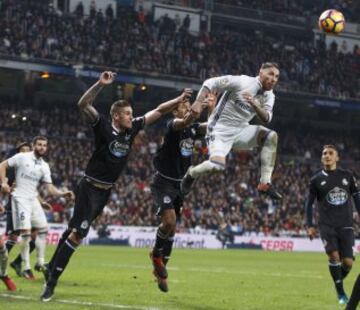 Sergio Ramos le volvió a dar la victoria al Real Madrid en el descuento. 3-2.