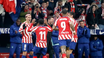 04/03/23 PARTIDO PRIMERA DIVISION 
ATLETICO DE MADRID - SEVILLA 
TERCER GOL 3-1 ANTOINE GRIEZMANN ALEGRIA SIMEONE