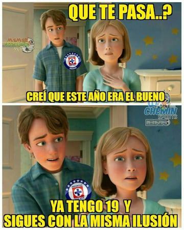 Los mejores memes de Cruz Azul 2-2 Monterrey, de la jornada 3