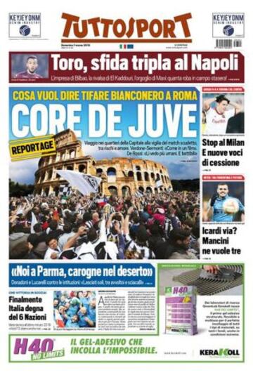 Portadas de la prensa deportiva