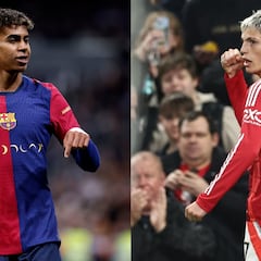 Lamine Yamal y Garnacho, los extremos jóvenes más determinantes en Europa