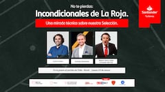 AS, ADN, Futuro y Santander presentan Incondicionales de la Roja: la previa de Chile-Brasil