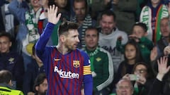 Messi: "I don't remember being applauded by rival fans before"