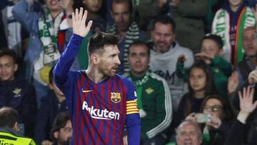 17/03/19   PARTIDO PRIMERA DIVISION
 BETIS - BARCELONA
 GOL 1-4 MESSI ALEGRIA 