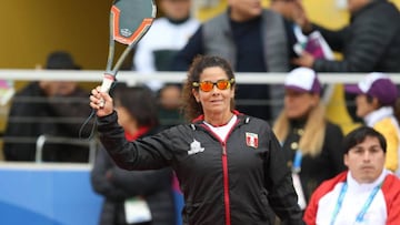 Claudia Suárez ganó el oro en paleta frontón