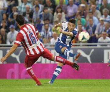Espanyol-Atlético de Madrid. Pizzi.