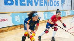 La selección española femenina de hockey patines vence a Chile.