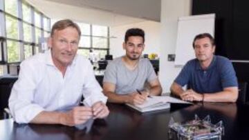 Gundogan renueva con el Borussia Dortmund hasta 2017