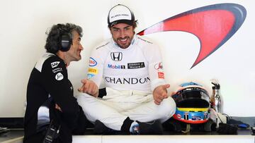 Fernando Alonso en Sepang.