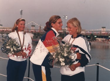 Consiguió la medalla de plata en la modalidad de clase Europa de vela
