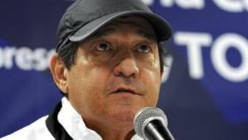 El entrenador del Santos, Muricy Ramalho.