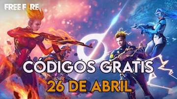 Free Fire recompensas gratis hoy 26 de abril