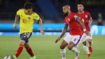 Colombia derrotó a Chile por la novena fecha de las Eliminatorias Sudamericanas en el Metropolitano. El próximo partido será ante Uruguay el 7 de octubre.