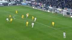 Meten miedo: así fue el golazo de Dybala tras pase de Cristiano
