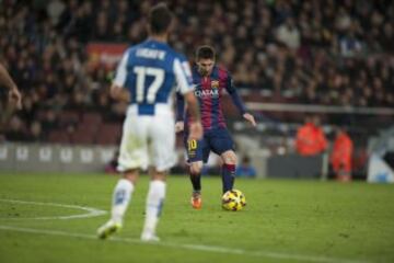 Gol de Messi. 1-1.