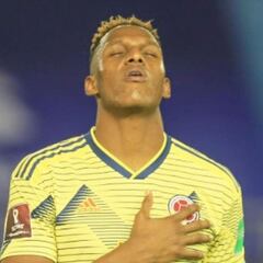 Yerry Mina: "Hoy y siempre oro por mi país"