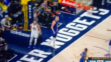 El irrespetuoso gesto de Curry tras sentenciar a los Nuggets