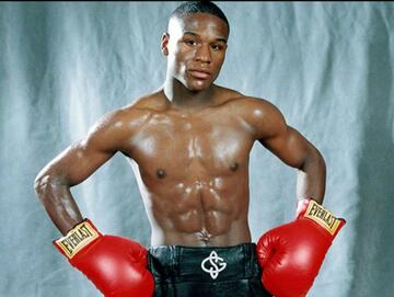 Así lucia Floyd en sus inicios como pugilista profesional 