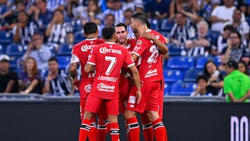 Los Diablos del Toluca recibirán a Rayados en el Nemesio Diez