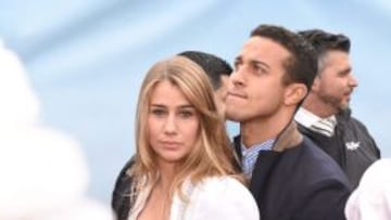 Thiago y su novia, durante la Oktoberfest.