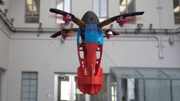 SQUID, el dron plegable que se lanza como un misil