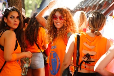 Sofía Cristo durante la Manifestación del Orgullo LGTBI+ 2023.