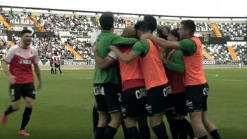 Resumen y gol del Badajoz vs. Racing de Santander