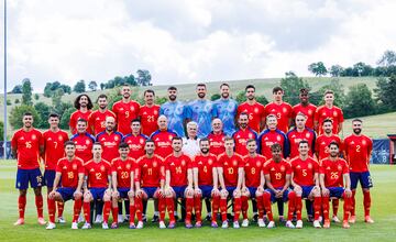 Fotografía oficial de la selección española de fútbol para la Eurocopa 2024 celebrada en en Alemania desde el 14 de junio al 14 de julio de 2024.