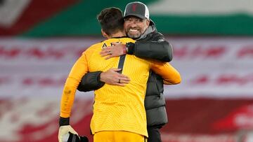 Klopp y Alisson