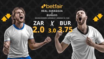 Real Zaragoza vs. Burgos CF: horario, dónde ver, pronósticos y clasificación