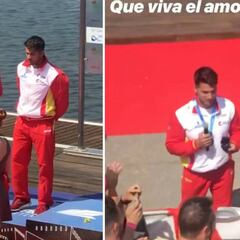 Cristian Toro le pidió matrimonio a su pareja tras bajarse del podio