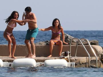 La familia Sainz se encuentra en Mallorca disfrutando del par&oacute;n de la F&oacute;rmula 1.