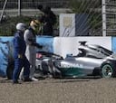 Hamilton sobre su accidente: "Un incidente desafortunado"