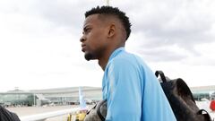 Semedo, en un viaje con el Bar&ccedil;a.